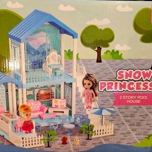 Snow Princess 2-Story Pool House Playset